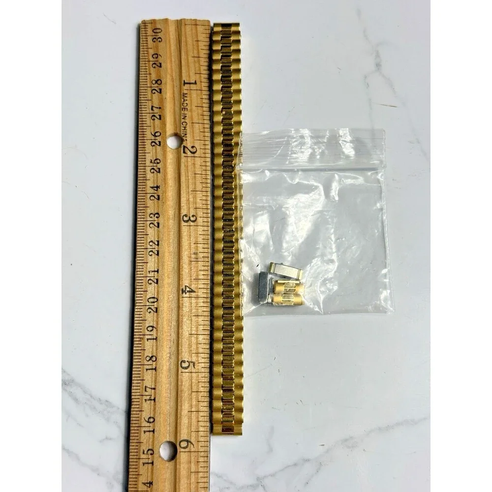 Hadley Roma Vintage Watch Band Gold Micron Plate Expansion 8mm 10mm Long Unused